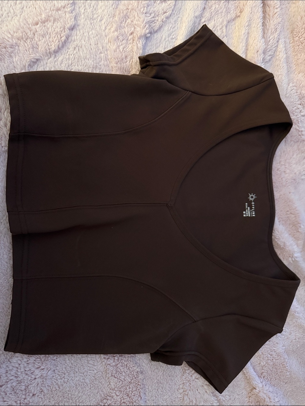 Offline Women’s Brown Short Sleeve Top